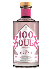 100 Souls Original Artisan Pink Gin 70cl