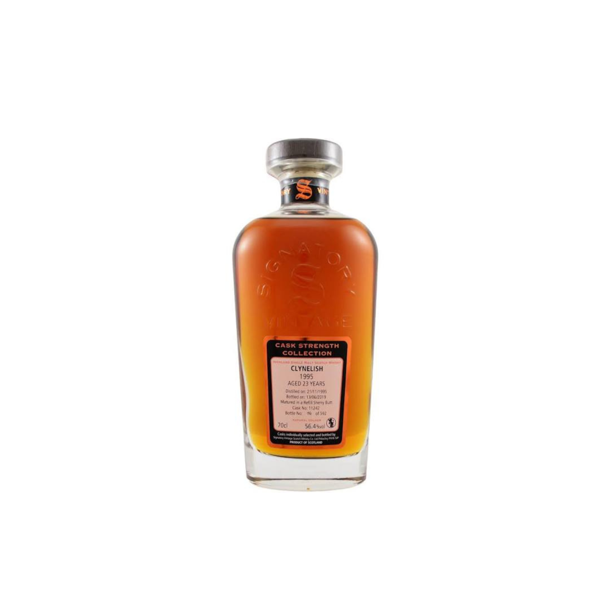 Clynelish 23 Year Old Signatory 56.4% Single Malt Whisky Cask Strength 70cl