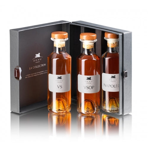 Deau Tasting Box 3 x 20 cl VS, VSOP, NAPOLEON CIGAR BLEND