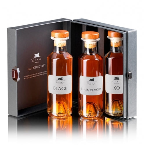 Deau Tasting Box 3 x 20 cl XO, BLACK, LOUIS MEMORY